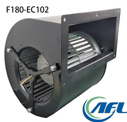 Hotels AFL 180mm AC 220V EC Fans Forward Centrifugal Speed ​​Control Dual Inlet Blower With Frame